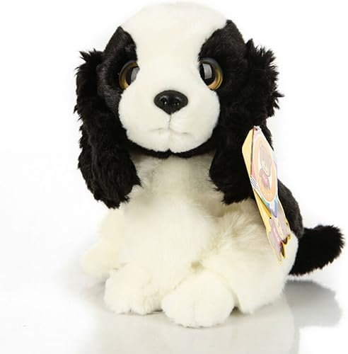 9 pulgadas Cocker Spaniel juguete de peluche de peluche de juguete de peluche de peluche Negro