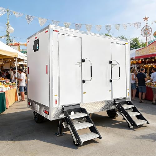 Portable Restroom Mobile Unit Ideal For Outdoor Activities Parks Festivals Sports Events Stable Build Simple Maintenance Convenient Operation Suitable For Multiple Locations