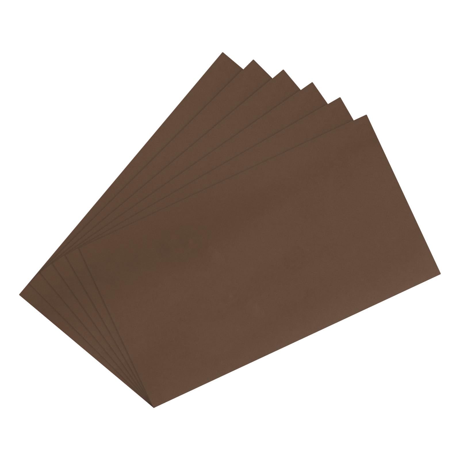 QUARKZMAN Lot de 10 Feuilles Feuilles de Mousse EVA Marron 90 cm x 50 cm