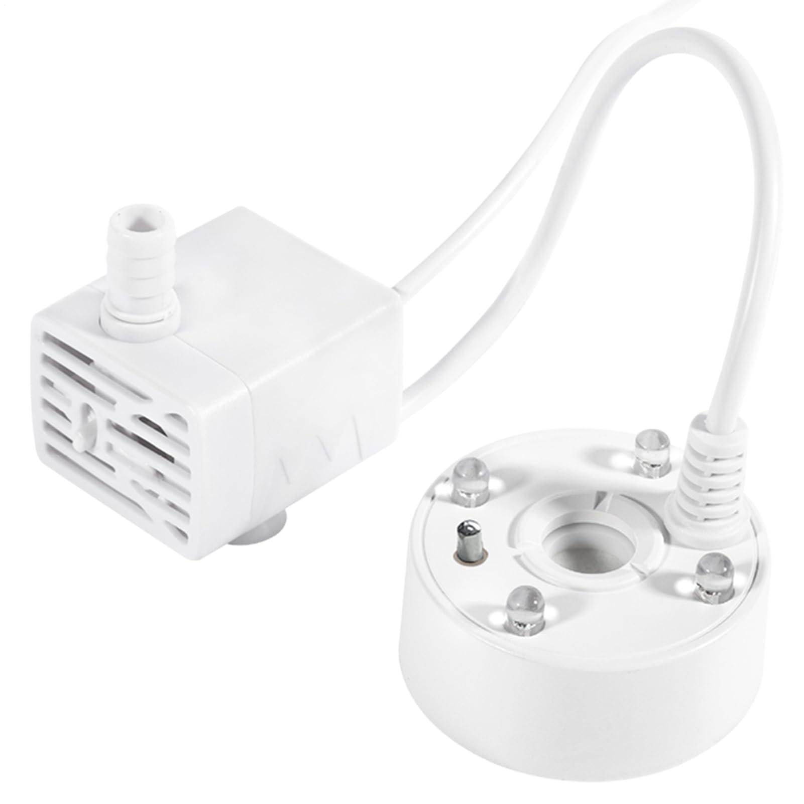 Ultrasonic Mist Creator, Aquarium Mist Maker - Machine for making pond Mister Mist Maker | Air Humidifier Ultrasonic Fogger, Mister Fogger with LED lights, Fogging