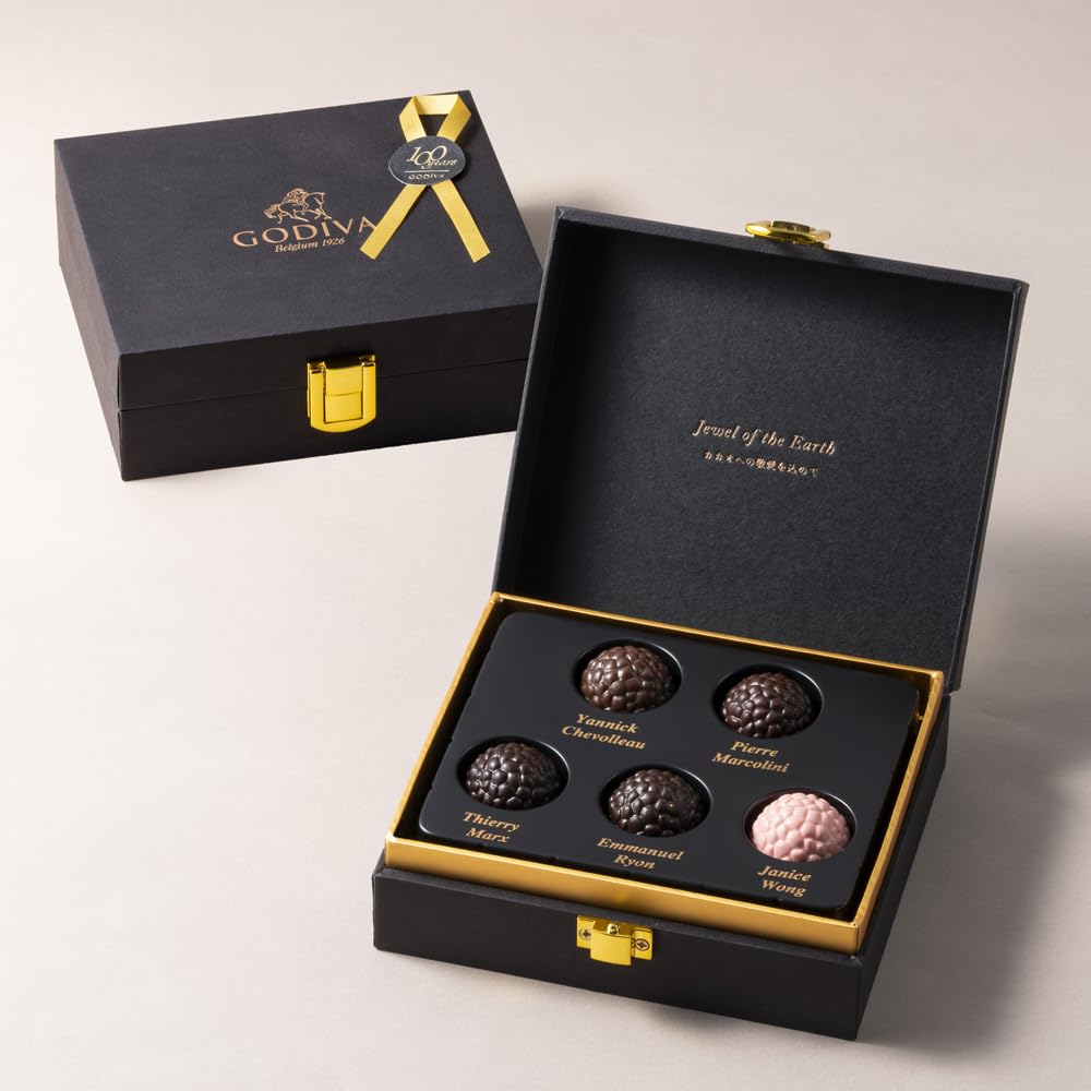 バレンタイン ゴディバ（GODIVA）スター シェフ コレクション ジュエル オブ ジ アース（5粒入）チョコレート（ギフト スイーツ プレゼント）
