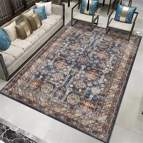 Tapis enfant multicolore ville 90x120 cm lavable pour chambre ado garçon et sol bureau - 2
