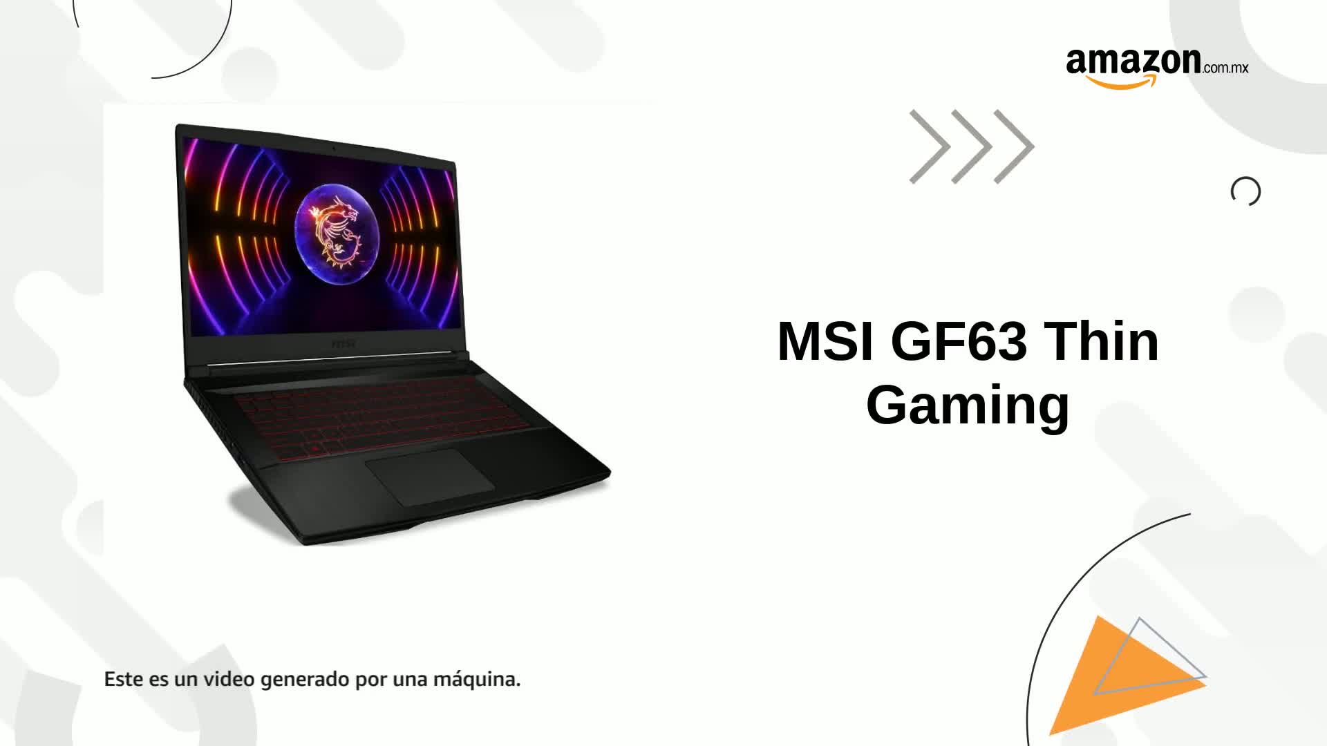 MSI GF63 Thin Gaming Laptop (Renewed Premium), Core i5-12450H