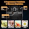 Enfmay Blender 2000W, Mixeur Blender avec Fonction Pulse et Nettoyage Automatique, Envase Libre de BPA de 2L, 4 Programmes Prédéfinis 8 Vitesses, Mixer Blender Puissant pour Smoothies Légumes Fruits
