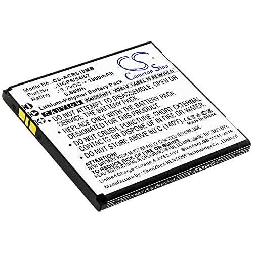 BCXY Battery Replacement for Angelcare AC510 AC417 AC310 AC517 AC315 1ICP5/54/57