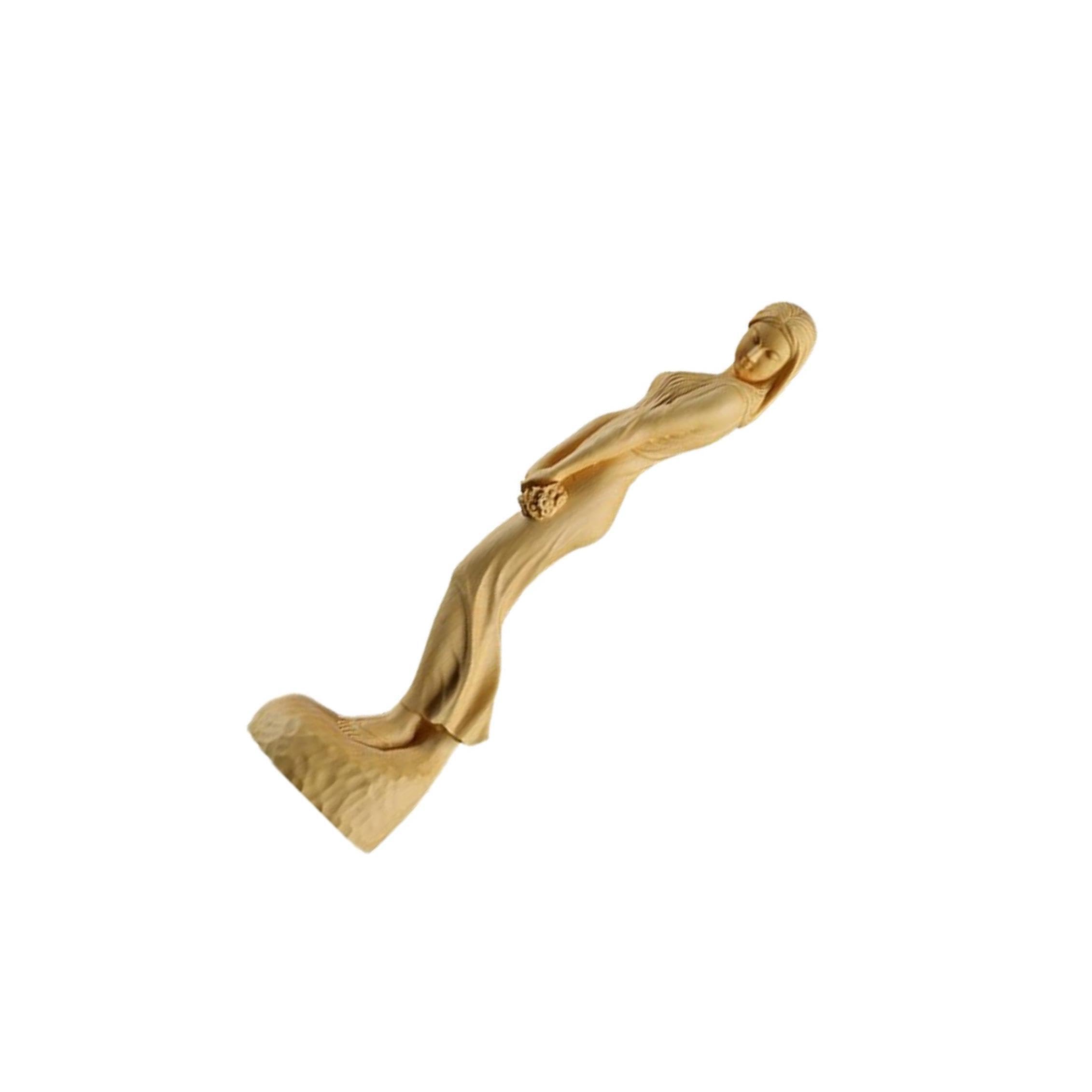 TWISAXC for Creative Shelf Decor Women Figure Statue Bookshelf Entrance Home Decoration Desktop Figurine For Home Decorations