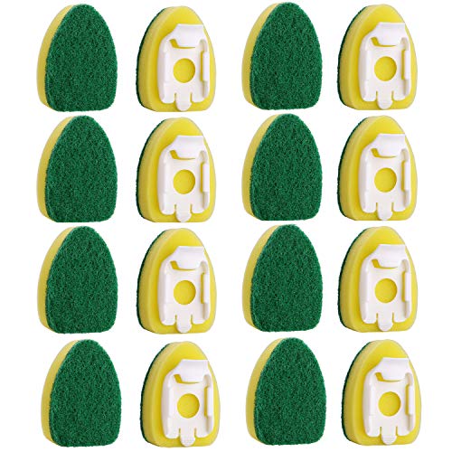 Dish Wand Refills 16Packs,Sponge Replacement Heads,Dish Wand Pad Sponge for Kichen Cleaning Brush