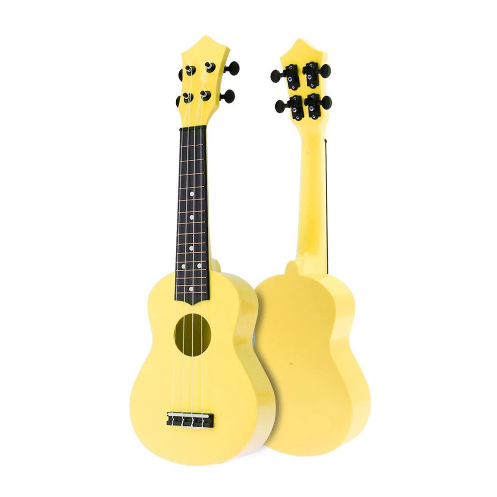 21 -calowy sopran akustyczny ukulele 4 strings gitarę instrument dla dzieci i muzyki dla dzieci (Color : Yellow, Size : 21 Inch)