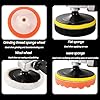 Buffer Polisher,1250W Rotary Buffer Polisher Waxer,6 Variable Speed 300-3000 RPM,Detachable Handle for Car,Boat Sanding,Polishing,Waxing