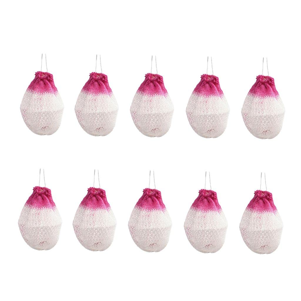 perfk 10 Pcs Manchon Lanterne, Accessoires Lanterne, Manchon Lampe Camping Gaz, Manchons De Lampe à Gaz, Manchon D'éclairage Au Gaz pour Lampes D'extérieur