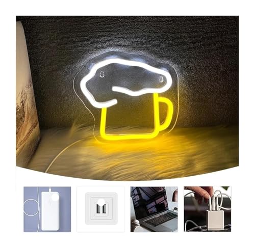 Lampe néon Bière décorative de haute qualité avec réglage d'intensité LED - 5
