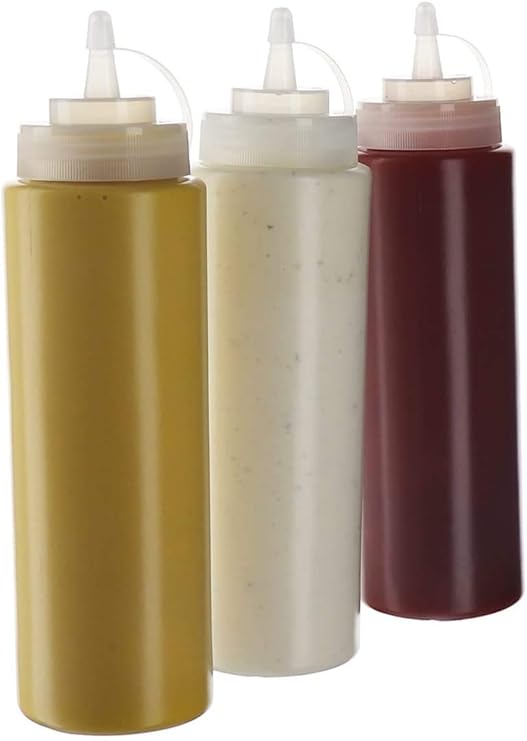 Buy Zollyss 2pcs Plastic Squeeze Bottle Ketchup Mustard Honey Sauce