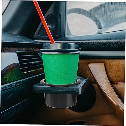Inserto Portavasos para Carro y RV de Plástico Negro miniatura 7