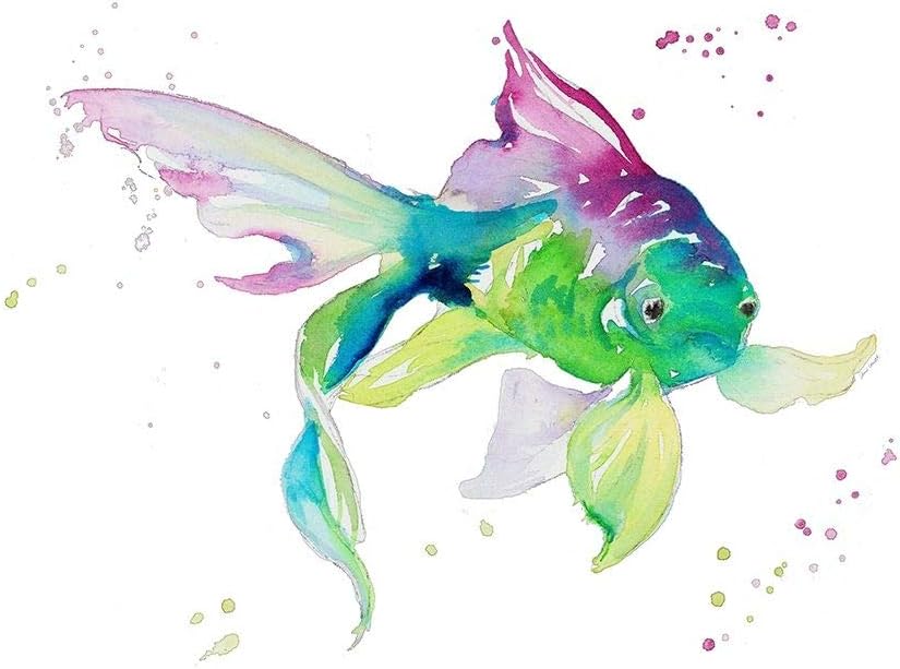 Posterazzi Collection Aquarium Life IV Poster Print by Lanie Loreth (36 x 24)