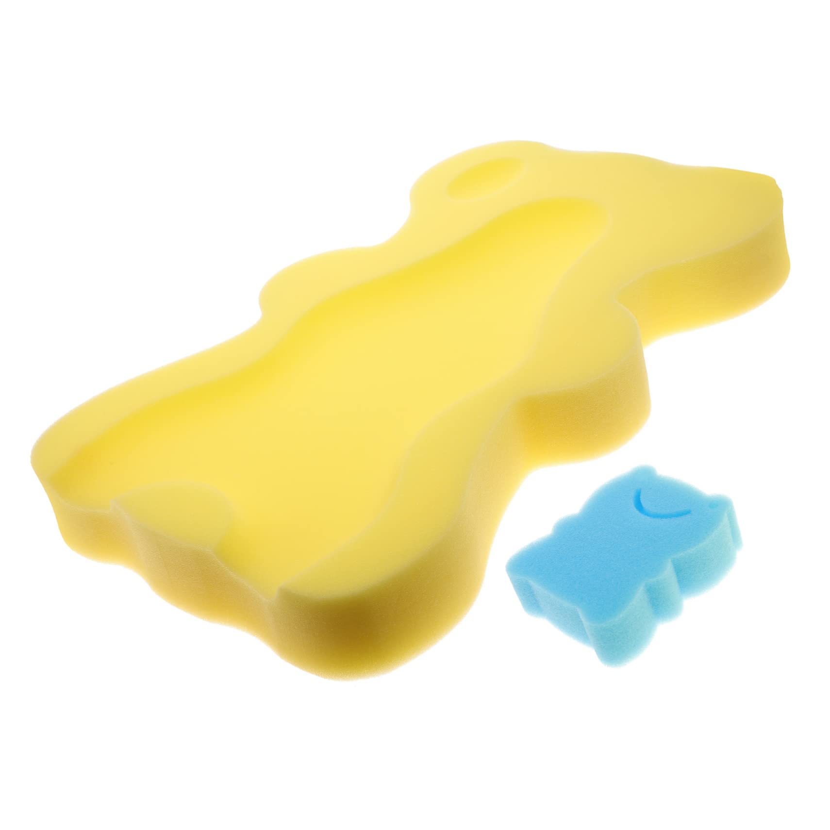 RORPOIR Newborn Sponge Mat Baby Bath Mat Toddler Bath Tub Non Slip Bathing Pad Random