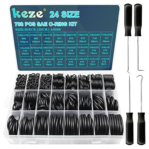 788 Pcs SAE O Ring Kit