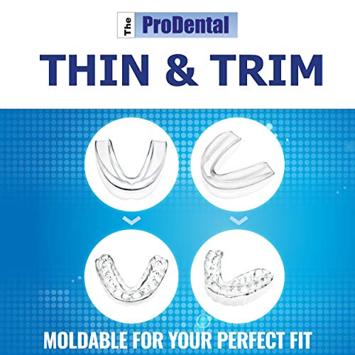 ProDental Thin & Trim Mouth Guard for Grinding Teeth 6 Pack, USA Made