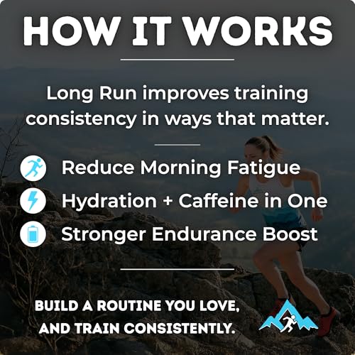 Image of Long Run Coffee - Hydrating Coffee with Electrolytes - All Natural Energy + Hydration + Recovery for Athletes - Stomach Friendly Electrolyte Coffee for Runners (5 lb, Dark Roast)