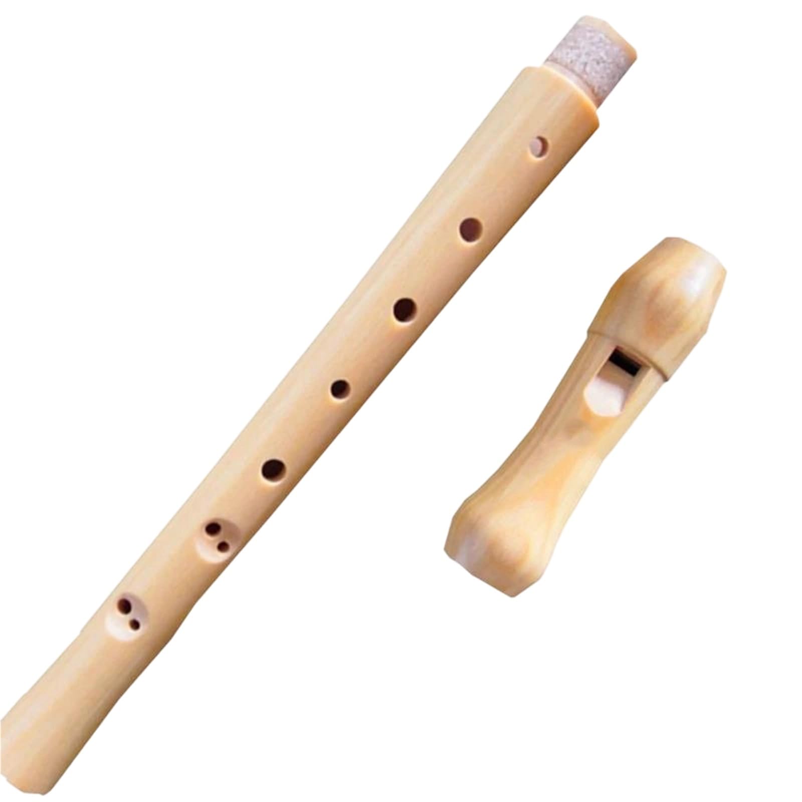 Adulto Flauto Dolce Flauto Dolce Professionale In Legno Saxophone A 8Fori Clarinetto Chiave C Verticale Con Voce Acuta Custodia In Resina Nera