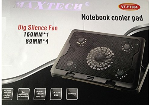 Maxtech support notebook ventola raffredda pc base...