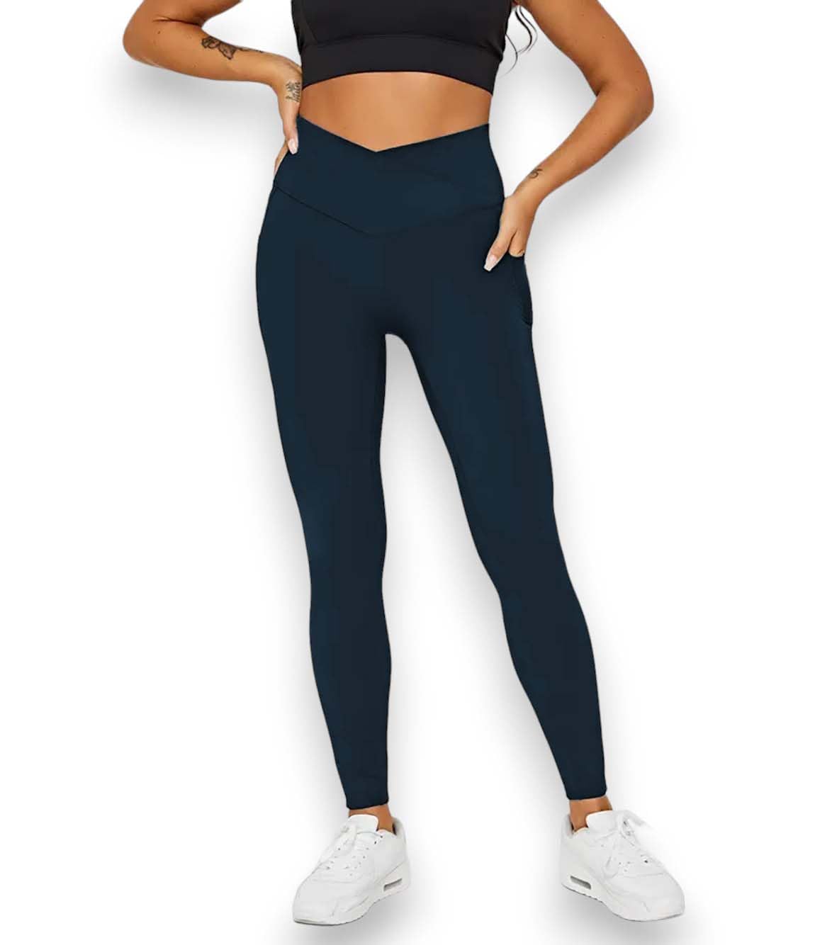 Imperativeregular High Waist Stretchable Gym Tights Leggings With