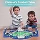 Steharlly Mini Tischfußball Spiel, Table Football Game, Innen Interaktives Tischfußballspiel, Desktop Spielzeug, Blau, 2 Spieler, 16.54 x 8.27 x 9 cm, 0.25 kg