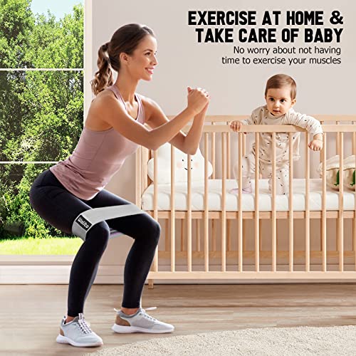 Walito Resistance Bands For Legs And Butt, Fabric Exercise Loop Bands Yoga, Pilates, Rehab, Fitness And Home Workout, Strength Bands For Booty #TOP5