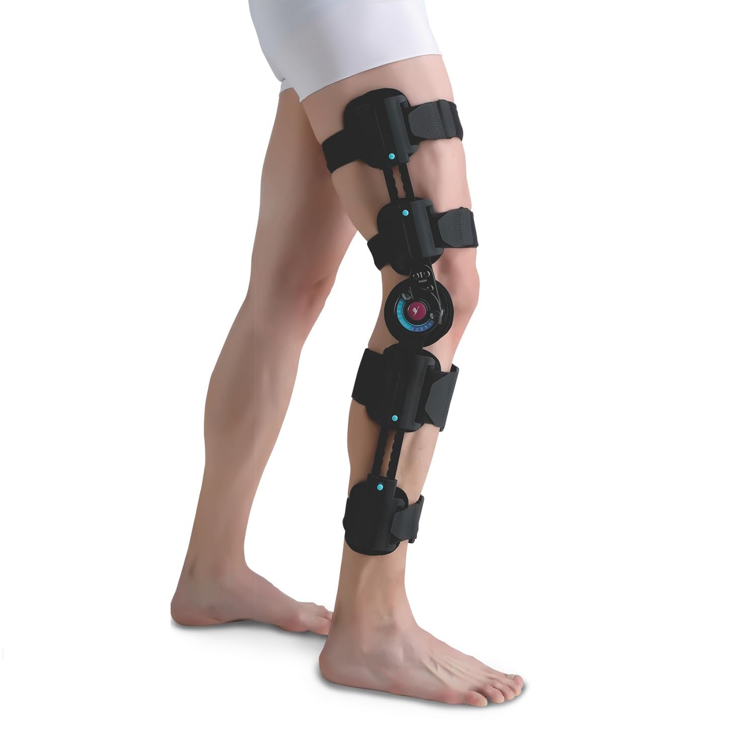 Flamingo R.O.M. Knee Brace for Multiple Orthopedic Problems | Knee Support for Men and Women | Size - Universal |-image-49