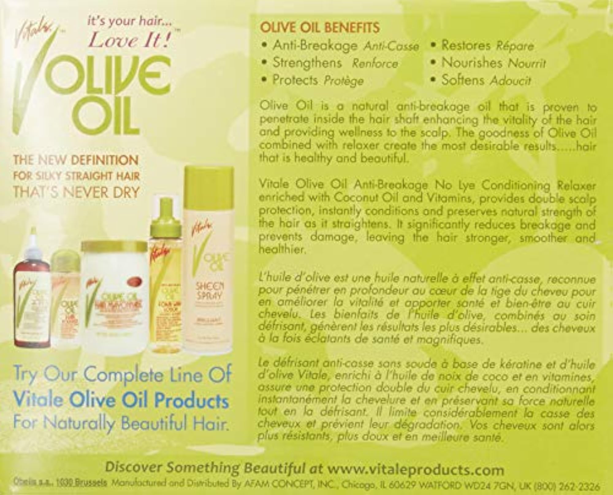 Olive Oil Relaxer Touch Up Kit, Regular