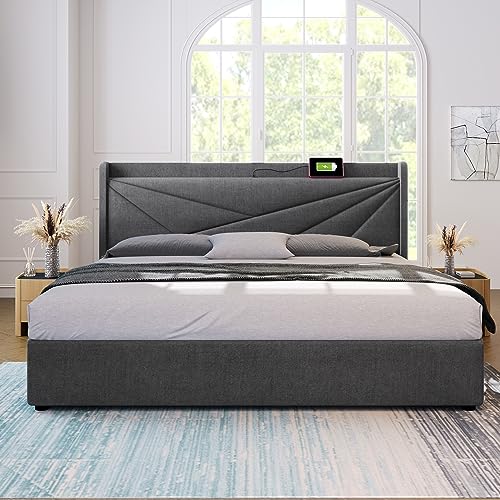 Dolamaní Letto imbottito con testiera e rete a