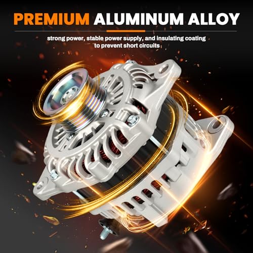Image of 11538 150A Alternator for Nissan Pathfinder Murano Infiniti QX60 3.5L | Fits JX35 2013, QX60 2014-2016, Pathfinder 2013-2016 and Murano 2015-2016; 7-Groove, Replaces 23100-3JA1A