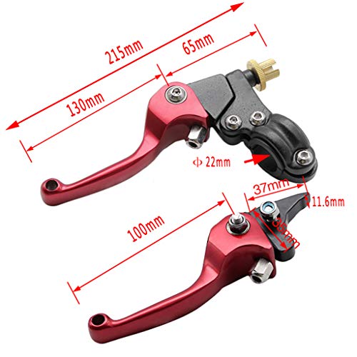 Alavancas de embreagem de freio Homyl CNC adequadas para bicicletas de sujeira chinesas XR50 CRF50 K