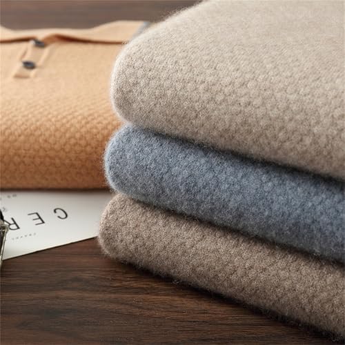 DAIMIDY Men's Polo Sweater Short Sleeve Casual Basic Tops Textured Knit Pullover3