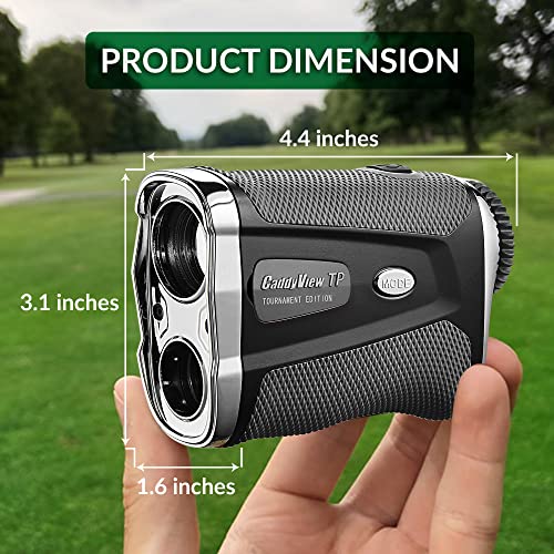 Caddytek-Tour-Professional-Golf-Laser-Rangefinder-with-OLED-Display-Black