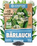 ZenGreens® - Bio Bärlauch Samen - Bärlauchsamen - Kräutersamen für den einfachen Anbau im Garten, Balkon oder  ...