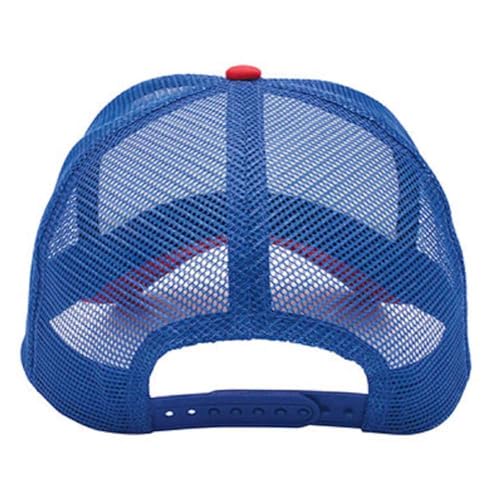 Image of NYFASHION101 Plain Mesh Trucker Hat - Breathable 6-Panel Daily Snapback Cap, Customizable Ideal for DIY Embroidery & Patches