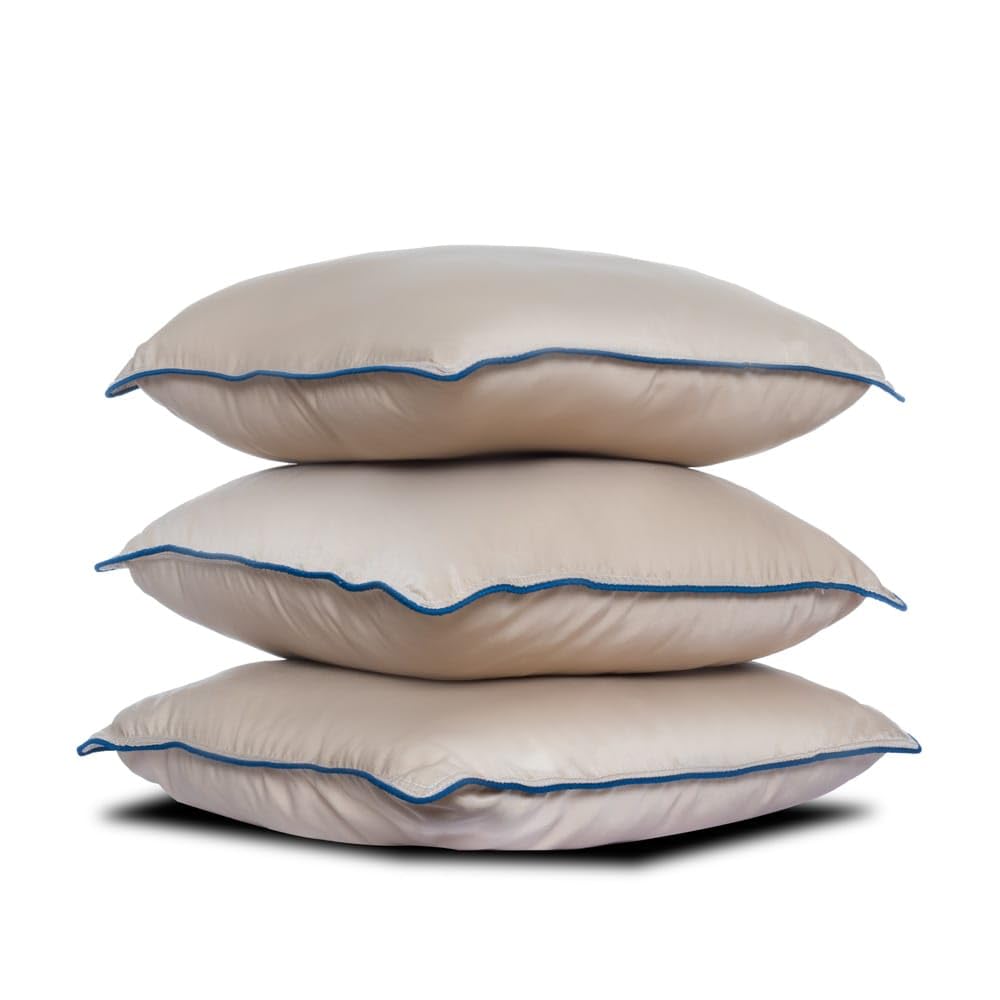 Wakefit Cushion | Pack of 3 | 18x18 Inch | Hollow Fiber Filling | Use with or Without Cover | for Sofa & Bed | Gentle Machine Wash | Taupe