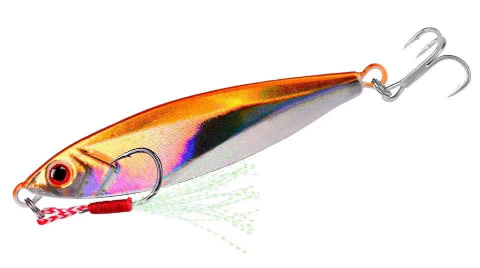 Fishing jig - Shiny Metalic color - Slow fall