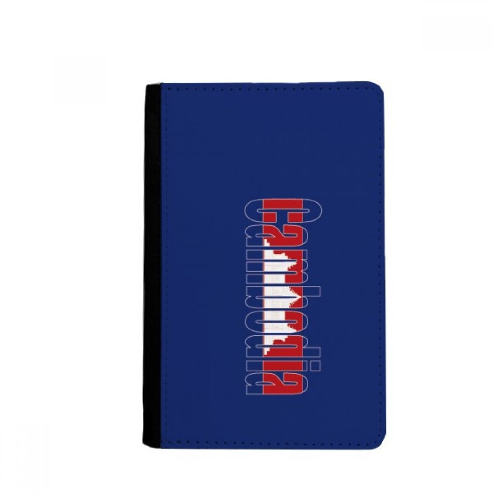 DIYthinker Cambodia Country Flag Name Passport Holder Notecase Burse Wallet Cover Card Purse