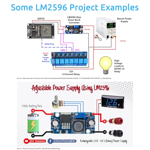 Power Extender Kit Price History of 1Pc ICMs LM2596/LM 2596 DC to DC Buck Converter ...