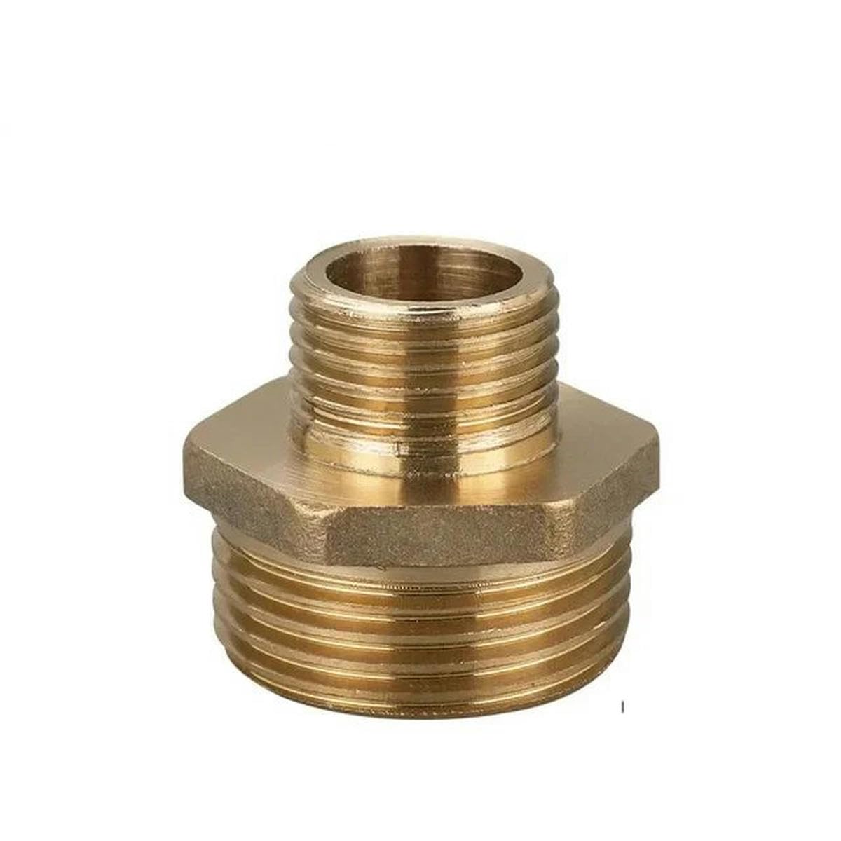 Raccordo capezzolo esagonale per tubo in ottone 1/8" 1/4" 3/8" 1/2" 3/4" 1" Connettore accoppiatore adattatore rapido con filettatura maschio per acqua olio gas-1l2 a 1-200 PZ
