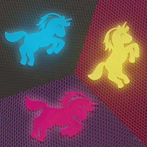 Klamboe met Glow in the Dark Eenhoorns - Hemelbed voor Kinderkamer of Volwassenen - Sterrenhemel Sluier, Hemeltje en… - Image 5