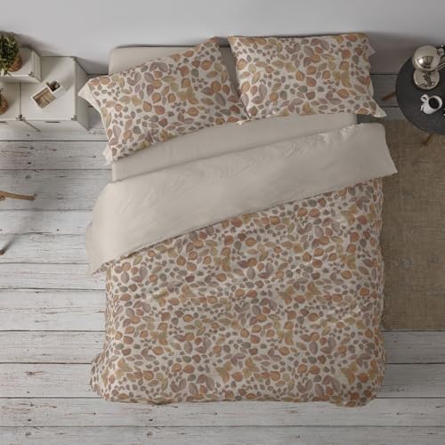 Parure de lit imprimée Burrito Blanco cannelle 90x200cm