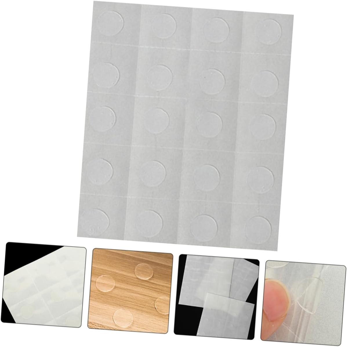 jojofuny 5sets Crafts Adhesive Dots Double Sided Tape Removable No Trace Stickers Double Sided Adhesive Dots for Balloons 25sheets*5