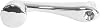 GG Grand General 54978 Chrome Die Cast Window Crank- Plain, Slot Adapter for Peterbilt, Kenworth, International