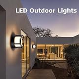 FREEUP Zacisk oświetlenia zewnętrznego, 15 W LED, okrągła zewnętrzna lampa ogrodowa, Ip65, zewnętrzna lampa podłogowa z aluminium, ciepła biel, zewnętrzny zacisk świetlny, do ścieżek tarasowych,