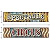 Amazon.com: Beistle 4-Piece Vintage Circus Banners, Circus Themed Party ...