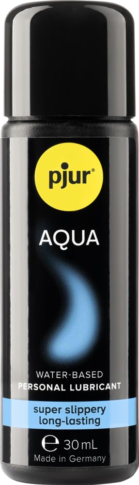 pjur Aqua - Premium Water-Based Personal Lubricant - Excellent Lubrication, moisturising and Non-Sticky - Also for Sex Toys (30ml)