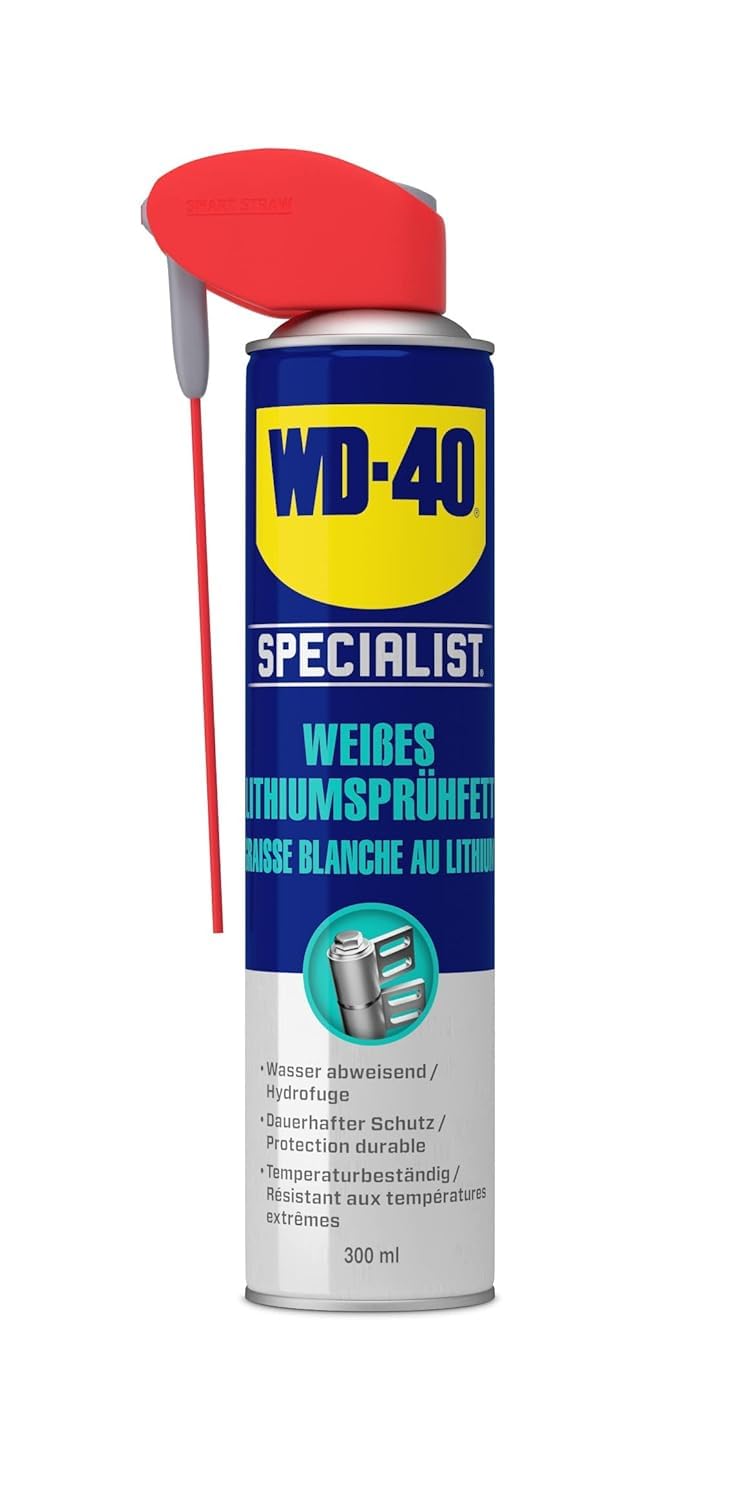 WD-40 Specialist Weißes Lithiumsprühfett Smart Straw 6x300ml