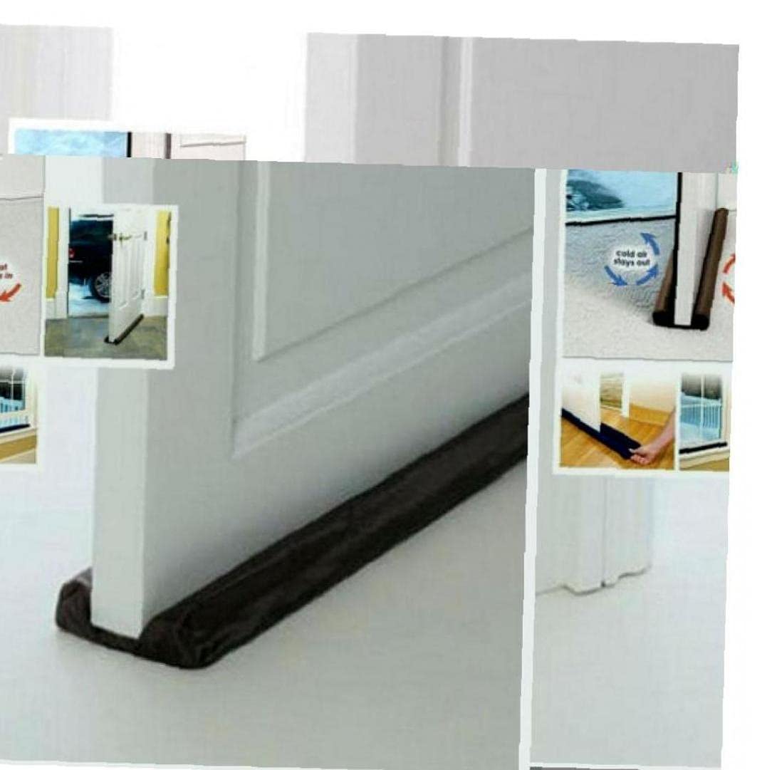 Tossper Twin Door Draft Guard Stopper Protector Under Door Draught Excluder Protector